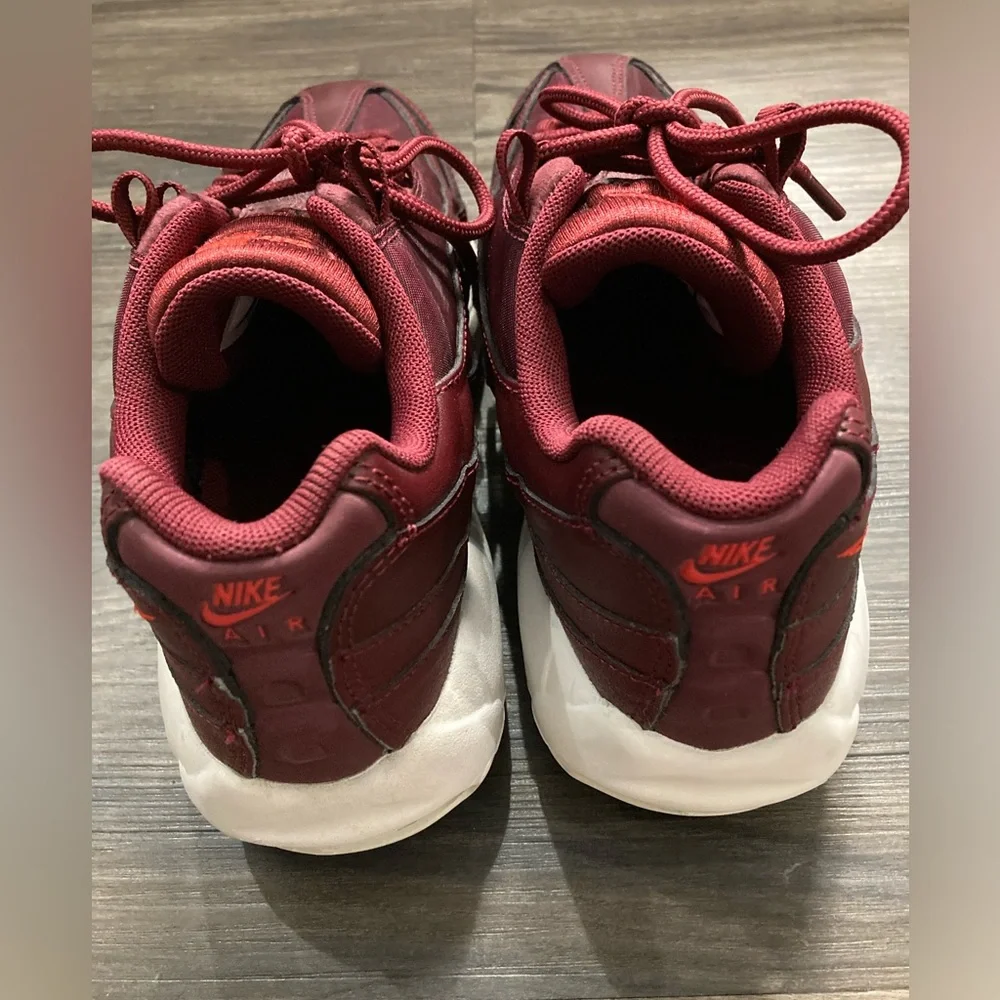 Nike Women’s Air Max 95 Sneakers in Burgundy and White - Picture 5 of 6